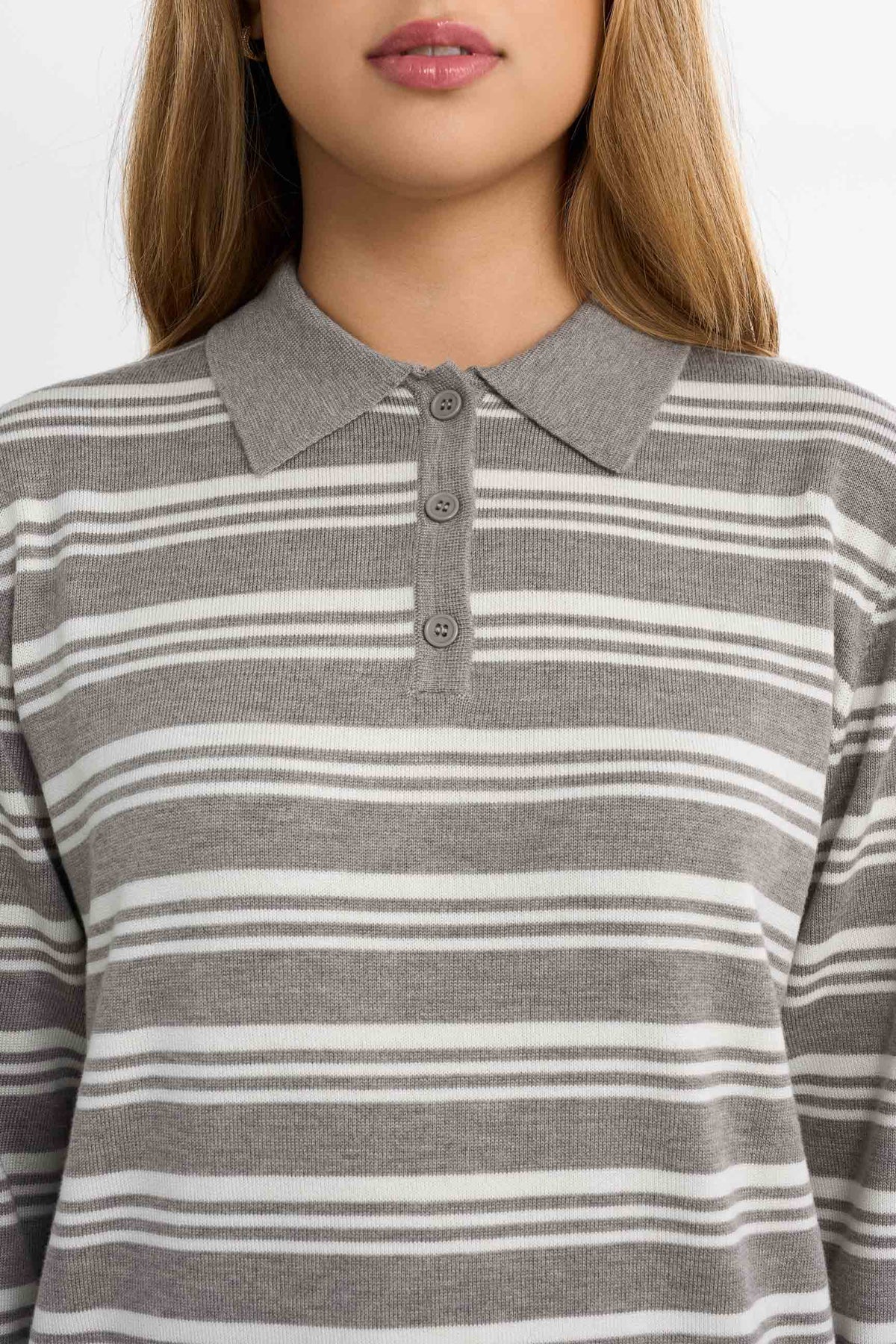 Pull en piqué tricoté