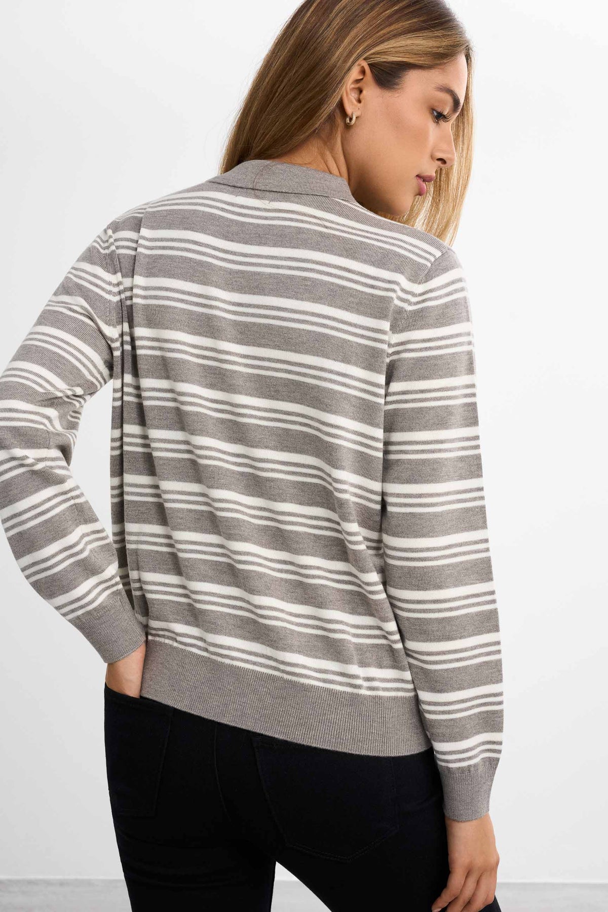 Pull en piqué tricoté