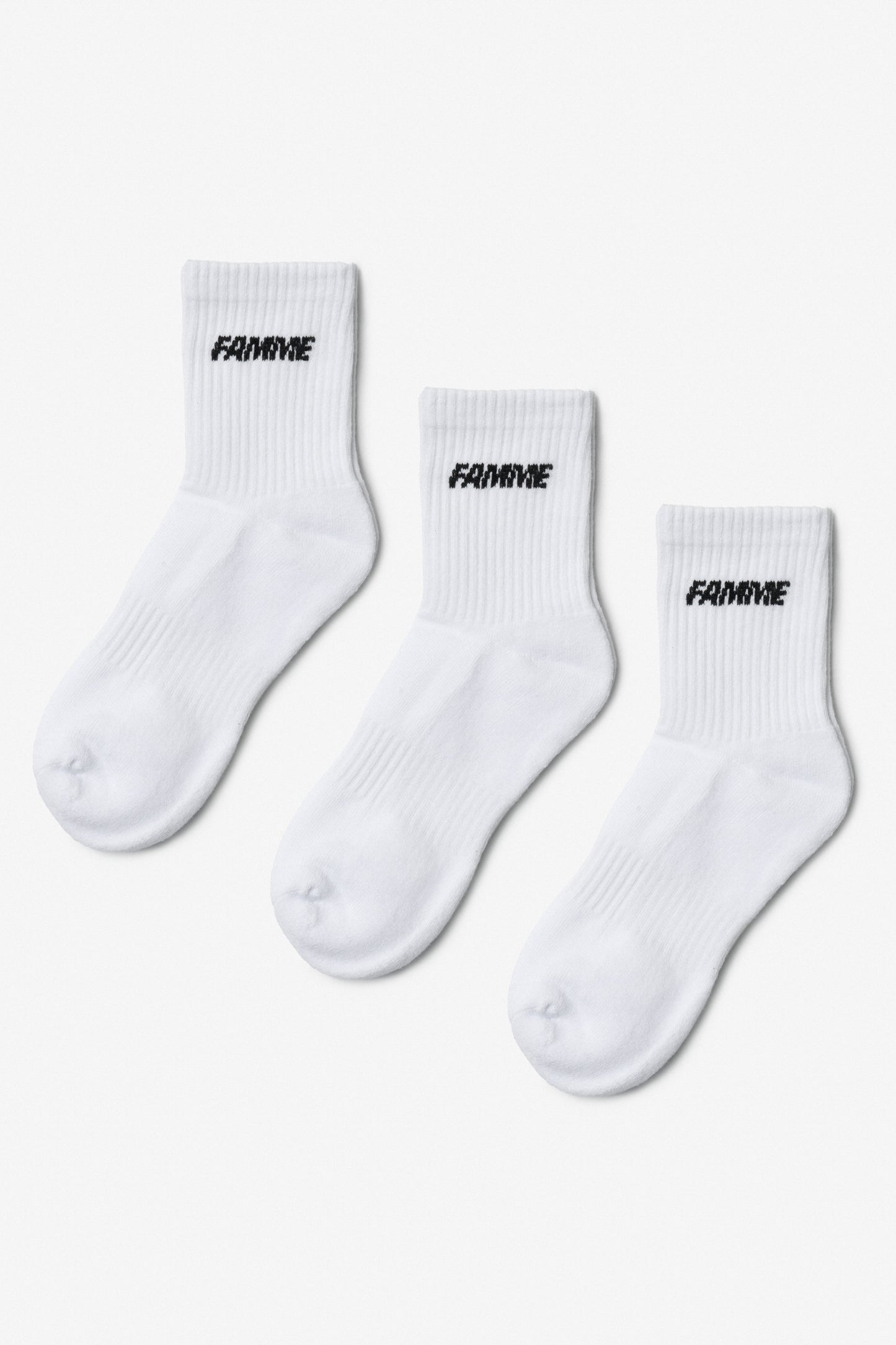 White 3-Pack Sky Knit Socks - for dame - Famme - Socks