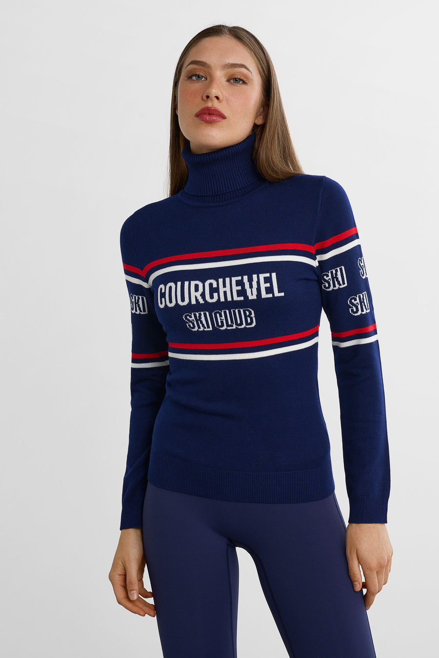 Courchevel Ski Club Sweater · Blue/White/Red